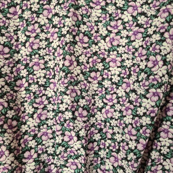 SHEIN Purple Floral Midi Dress - Picture 6 of 6